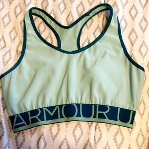 Turquoise sports bra!